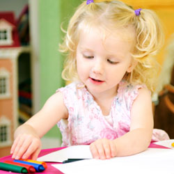 Picture of Child drawing