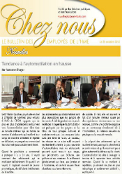 Chez nous – Octobre 2012