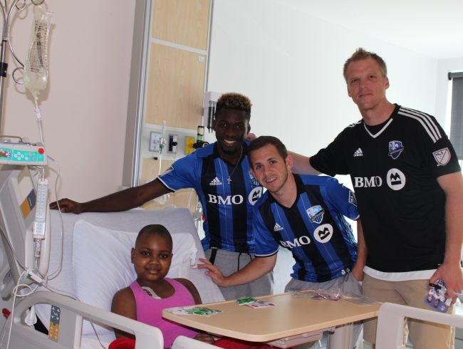 L’Impact redonne le sourire aux enfants malades