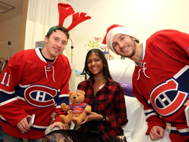 La visite des Canadiens de Montréal