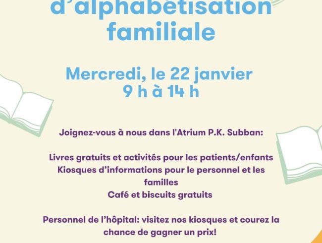 Journée d’alphabétisation familiale