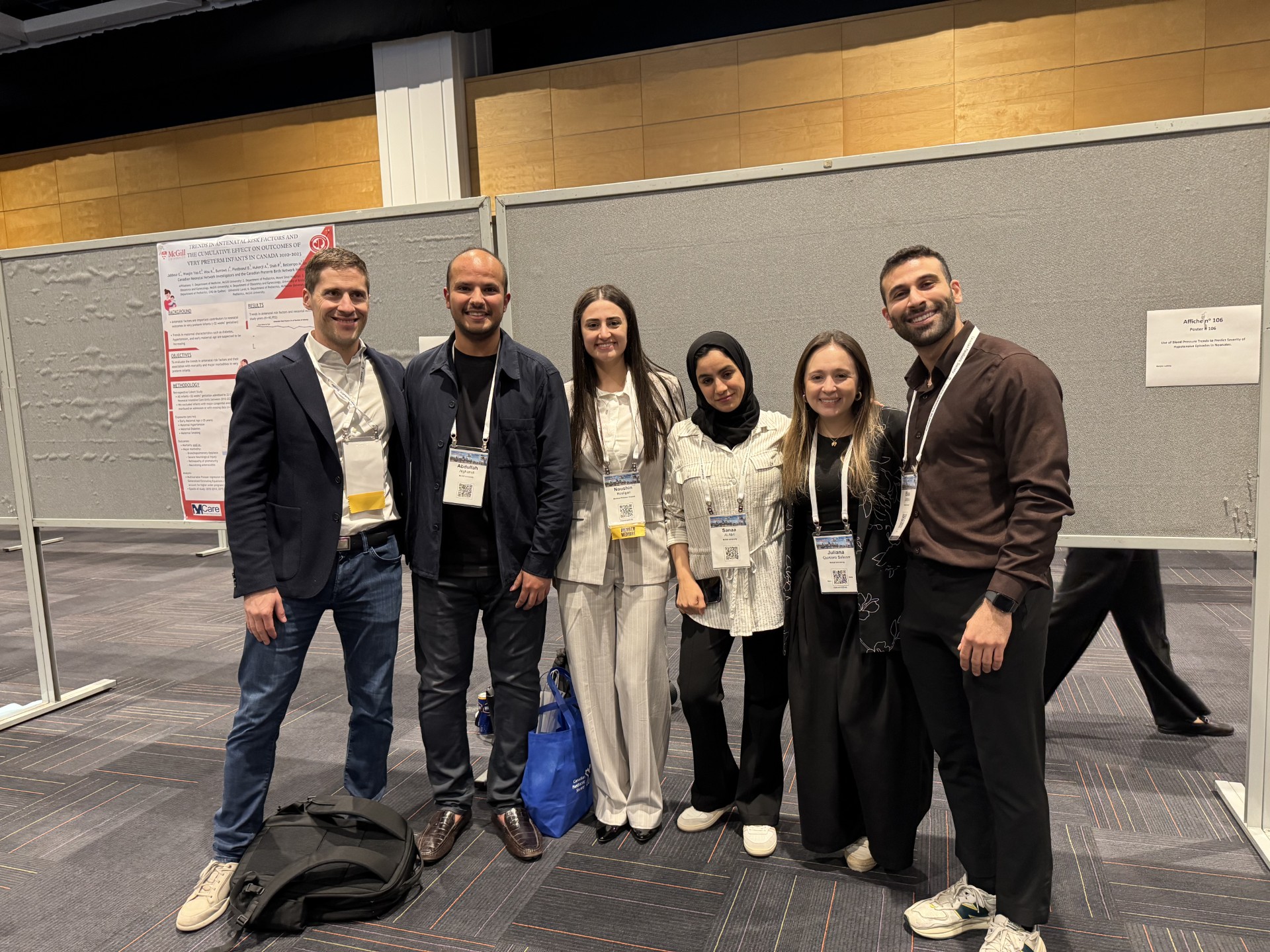 Les stagiaires de l’USIN brillent lors du plus grand congrès de pédiatrie au Canada